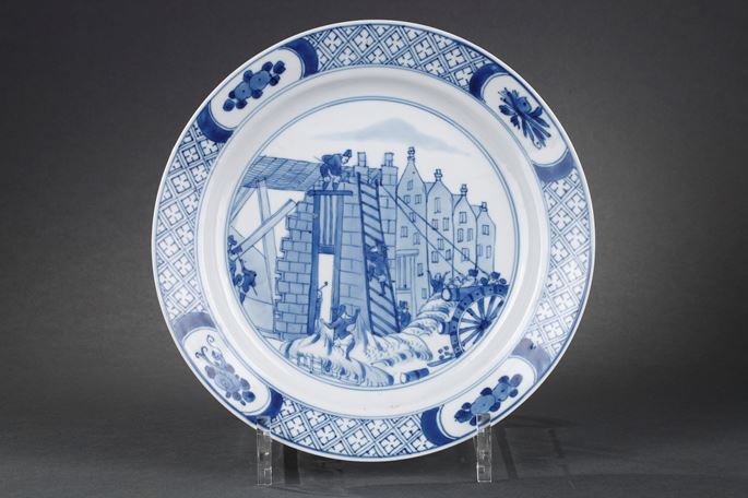 Chinese blue and white plate | MasterArt